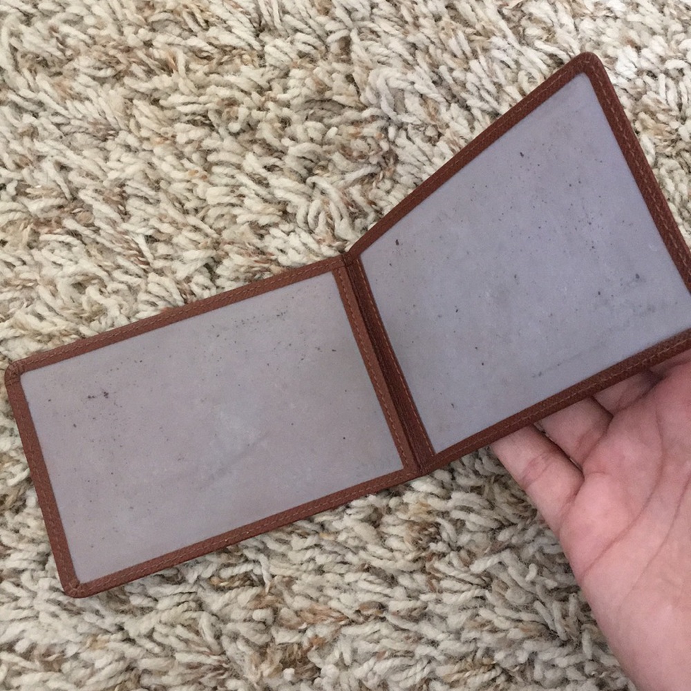 LV Taiga leather card holder